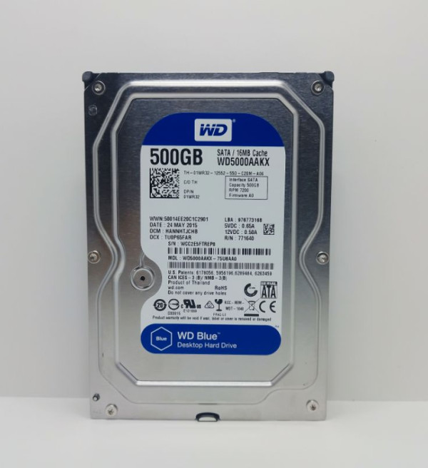 HARDISK 500GB WD BLUE Sata 3,5 ORI New -Speed RPM 7200/5900