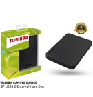 Toshiba Canvio Basic 1TB/2TB HD Hardisk Eksternal / HDD External USB 3.0 Portable Hardisk External Hard Disk